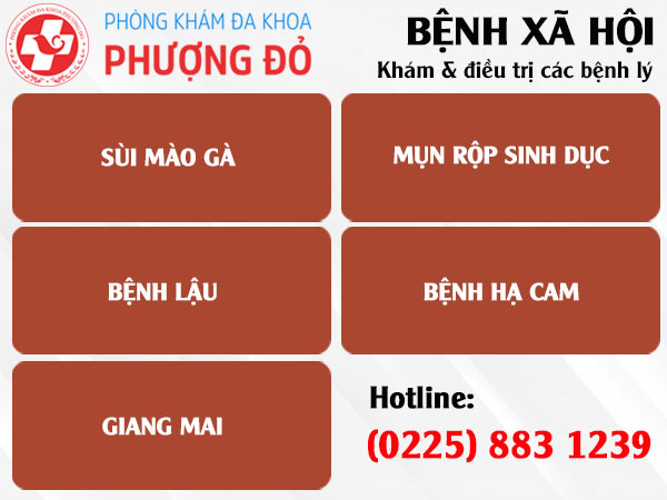 Phòng khám đa khoa Phượng Đỏ chuyên khoa bệnh xã hội