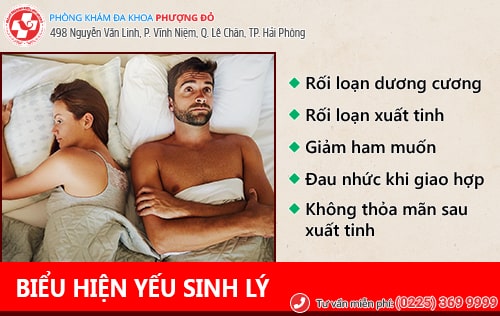 Dấu hiệu yếu sinh lý và phương pháp hỗ trợ điều trị