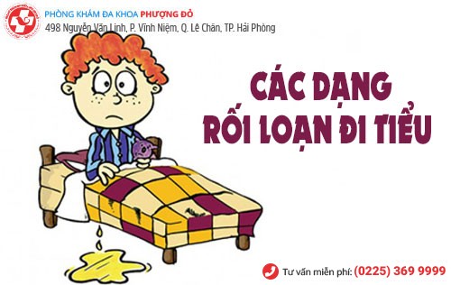 Các dạng rối loạn đi tiểu