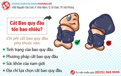 Giá cắt bao quy đầu mới nhất hiện nay