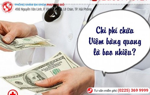 Chi phí khám viêm bàng quang có đắt không?