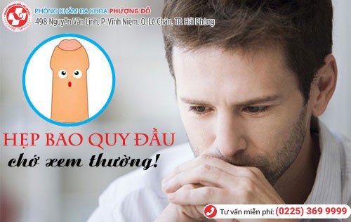 Không nên chủ quan với chứng hẹp bao quy đầu