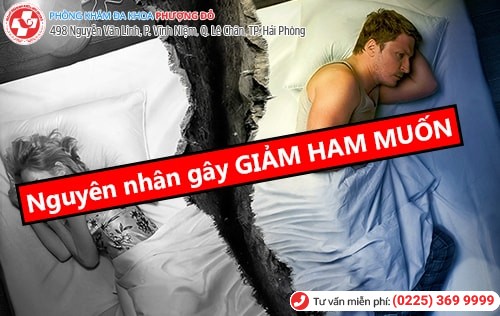 Thủ phạm là giảm ham muốn ở nam giới