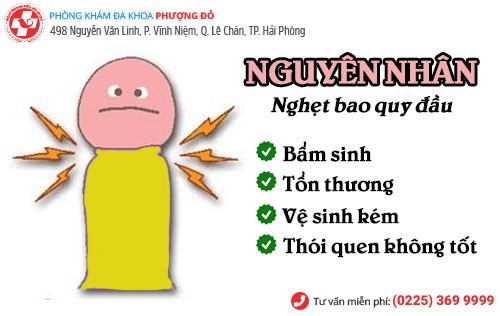 Nguyên nhân nghẹt bao quy đầu