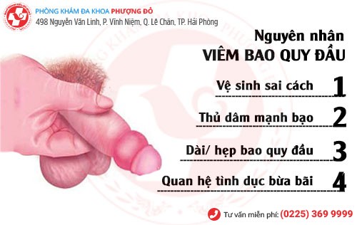 Nguyên nhân viêm bao quy đầu