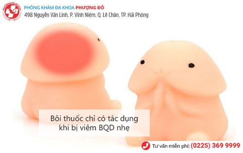 Thuốc bôi viêm bao quy đầu thường có tác dụng ở mức độ nhẹ