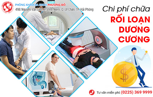 Chi phí chữa rối loạn cương dương hết bao nhiêu tiền?