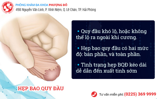 Hẹp bao quy đầu là gì? Phương pháp điều trị hẹp bao quy đầu hiệu quả