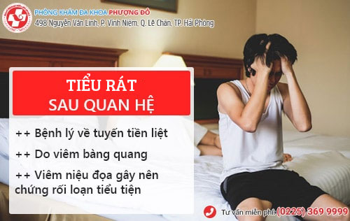 Tìm hiểu nguyên nhân và cách điều trị chứng tiểu rát sau quan hệ