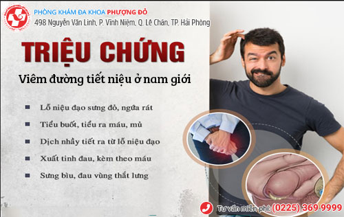 Triệu chứng viêm đường tiết niệu ở nam giới